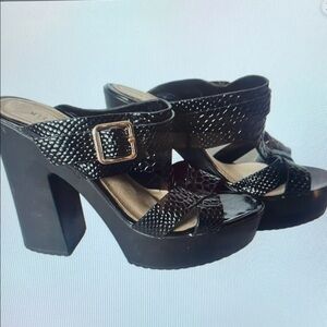 Black Platform Women's Shoes